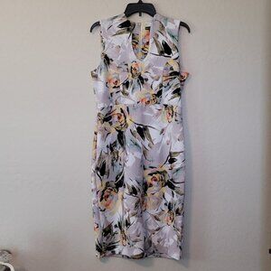 Nina Leonard U-Neck Dresses Size M